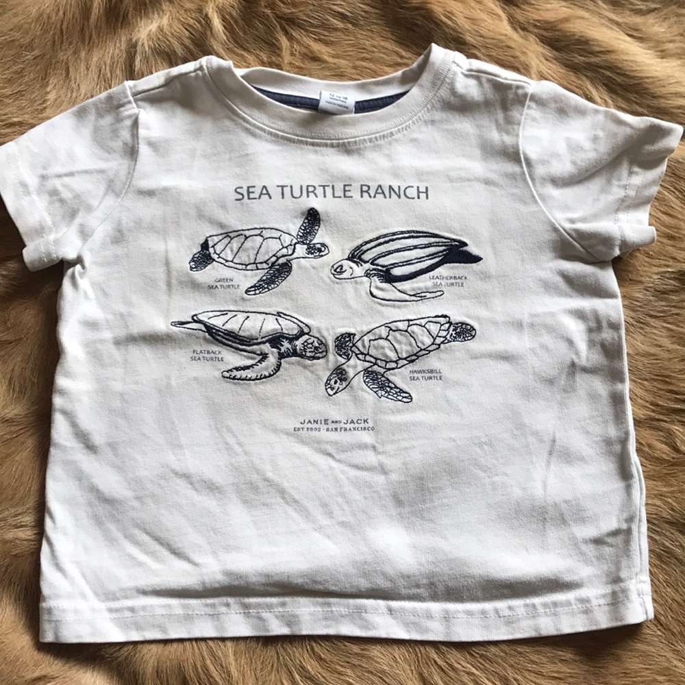 Toddler T-shirt. Janie and jack. Size 12-18 months